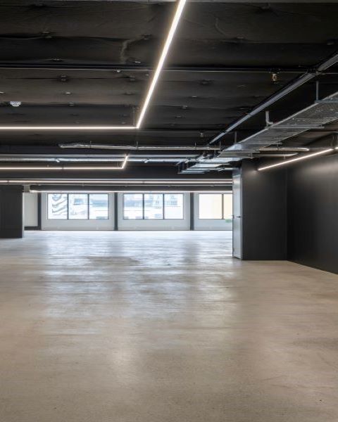 An empty industrial room